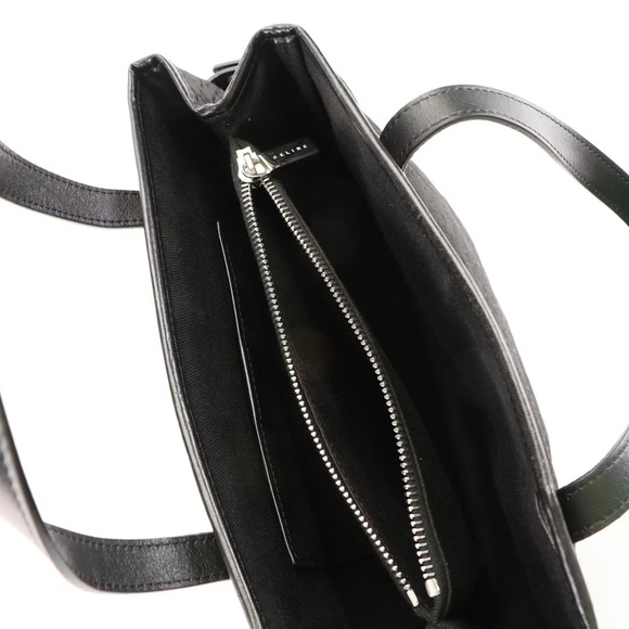 🌟🌟👜 STUNNING! 👜🌟🌟 Céline Macada Black Canvas Cabas Tote Bag - Picture 6 of 7